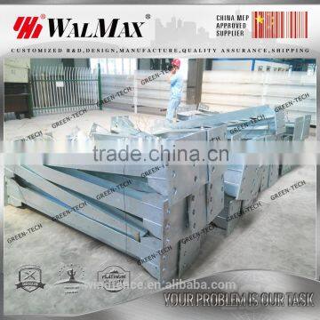WF-DS045 Hot-dip Galvanized Steel Structure Steel Post for Windbreak Wall photo-2