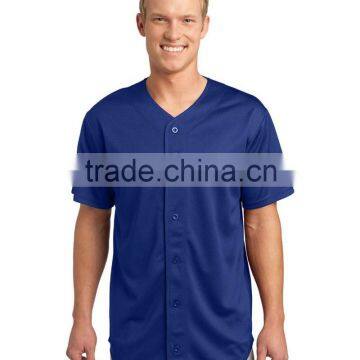 Zegaapparel Full button polyester jersey sublimation baseball jersey