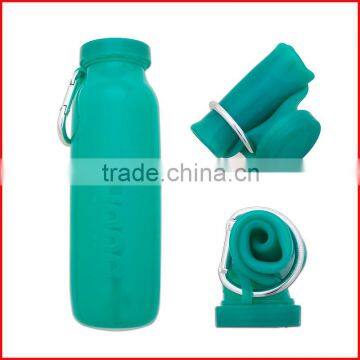 Easy carry silicone travel bottle set