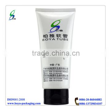 silkscreen cosmetics plastic tube with screw cap