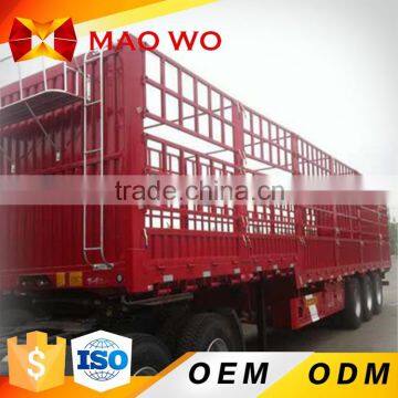 China manufacturer low price 2 axles 3 axles 40 Ton flatbed horse Semi Trailer for sale