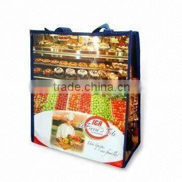 Insulated pp non woven cooler bag for cake fresh ice candy bag(Gre-kbd07)