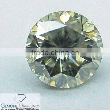 Round Shape COLOR MOISSANITE FOR ENGAGEMENT RING