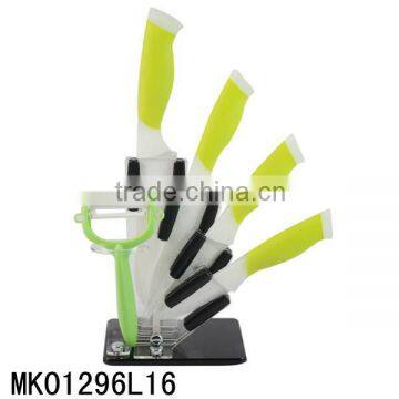 5pcs china ceramic knife set with the holder
