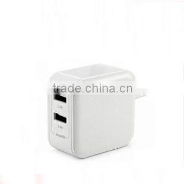 Foldable US Plug 4.8A Dual USB Wall Charger With CE FCC ROHS photo-5