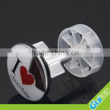 40mm Light Basin Sink Drain Plug With Design Logo