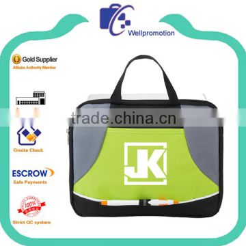 Custom portable cheap 600d conference bag with logo