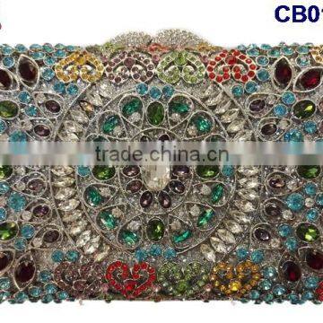 CB0148(1-6) Popular purse handbags Party clutch crystal evening clutch purse