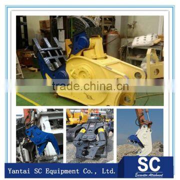 concrete rebar crusher/pipe shear crusher for excavator