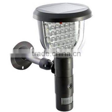 LED lamp hidden camera PIR moniter CCTV DVR 1280*720P street garden home security solar camera