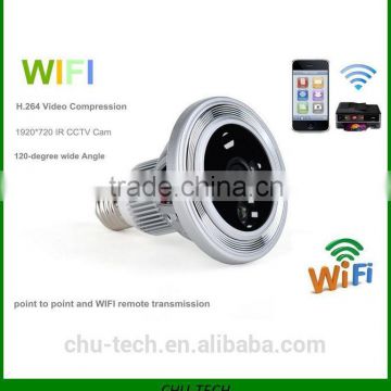 1280 x 720 1MP H.264 Wireless Wifi 3Led IR Remote Transmitting Video P2P Camera