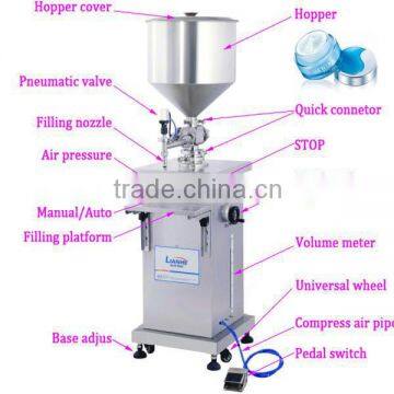 Semi-automatic Vertical Piston Cream Lotion Filling Machine photo-4