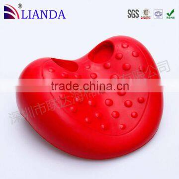 Bath pillow!cheap Spa PU foam heart shape bath pillow