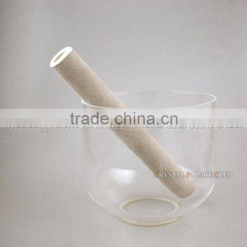 99.99% pure clear quartz singing bowls with perfect musical note