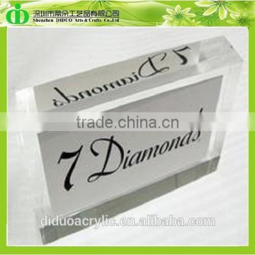 DDB-0148 Trade Assurance Acrylic Block With Logo