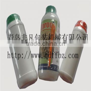 Cheap Price Automatic Pesticide Bottle with Gift Shrink Packaging Machine