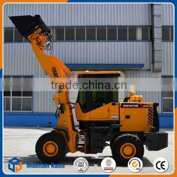 multi function mini radlader compact wheel loader with quick hitch bucket