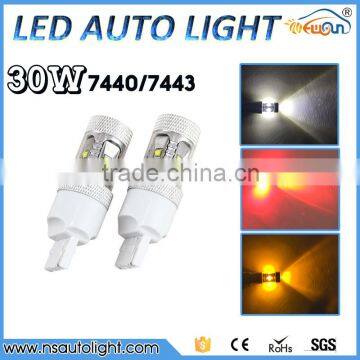 7443 W21/5W T20 7440 W21W 30W XBD LED Lamp car Fog Head Bulb auto Turn Signal Tail Brake Lights car light source