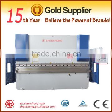 WE67K-160/3200 electrolyte servo system CNC bending machine for 3200mm capacity folding