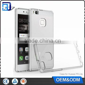 New Product 2016 Clear Ultra Slim Acrylic + TPU Bumper 2 in 1 Back Cover Case For Huawei P9 Lite Mobile Phone Accessories photo-3