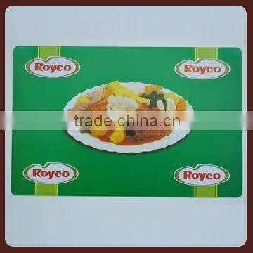 2015 new design pvc table mat/pp place mat/plastic dinner mat