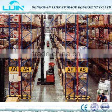 Warehouse steel storage racks and shelving system
