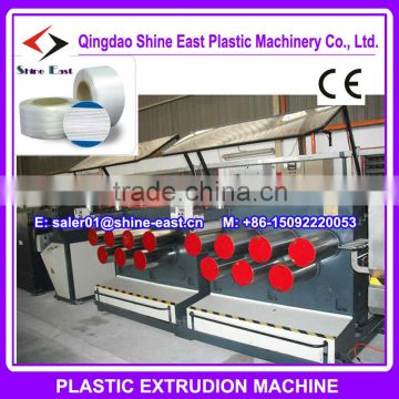 PET high-strength fibers polyester fibers strip production line / pet pp glass fibre strap production line