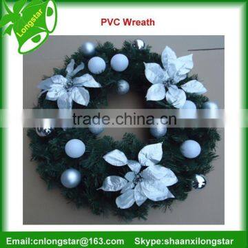 outdoor PVC Wreath for Christmas decoration