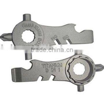 mini titanium multi tool,multifunctional Titanium Bicycle tool