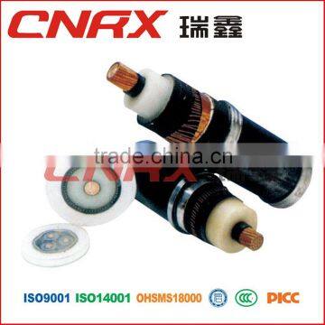 Made in China Ruixin Group 600V Copper Conductor PVC Insulated PVC / PE Jacket copper coated steel wire power cable
