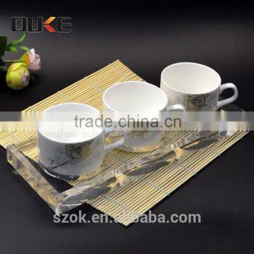 high quality personalized custom acrylic coffee cup holder