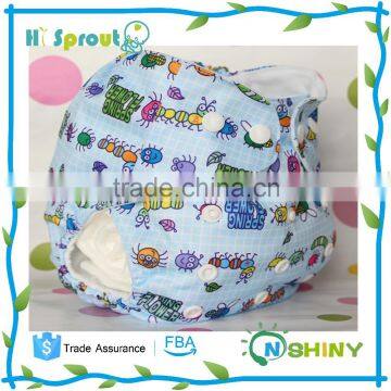 Blue Design Boy Type Eco-friendly Reusable Diaper