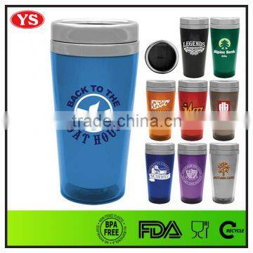 16 oz double wall stainless steel car mug