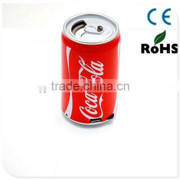 JY26 cocacola can mini music speaker USB amplifier for audio portable wireless bluetooth speaker