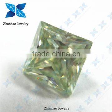 top quality high fire green color moissanite for jewelry