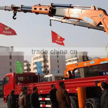 90ton crane with knuckle arms, SQ1800ZB6, hydraulic crane on truck.