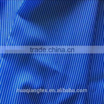 Blue White Stripe Print Taffeta Fabric for Lining Shirt Jacket