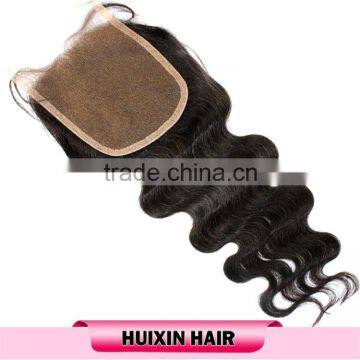 2016 Hot selling three part cheap lace closure virgin malaysian silk base closure 4x4 lace closure