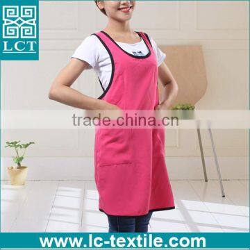 resuable pink baby-sitter Nanny Nurse Nancy medical apron with hook and loop