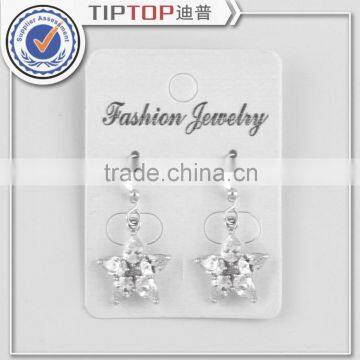 2015 fashion accessories cute stud earring rhinestone five-pointed star earrings female