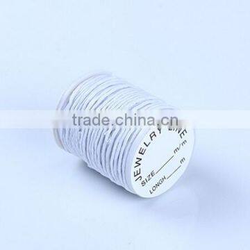 High Quality Colorful 1.5mm Round Korea Cotton Waxed Cord for Bracelet Necklace Garments Wholesale photo-2