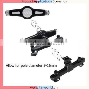 360 rotation tablet holder arm stand headrest mount