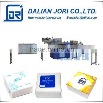 Automatic Napkin Tissue Paper and Serviette Soft Plastic Wrapping and Packing Machine