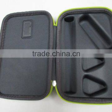 GC- Mould 5# zipper Green color rubber logo 8"*5" Compact aluminum mold tool EVA case