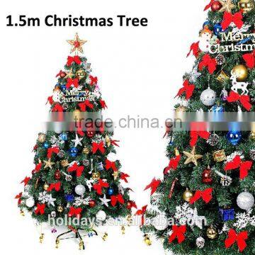 Jiumei 1.5m Christmas Tree with Light and Accessories