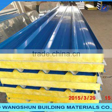 EPS/rock wool/glass wool sandwich panel for wall/roof