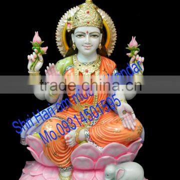 Marble Goddess laxmi Statue