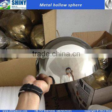 polished stainless steel semi sphere