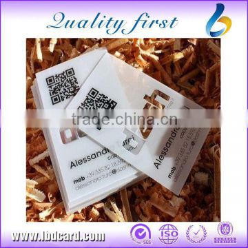 QR Code Transparent Cards Free Design