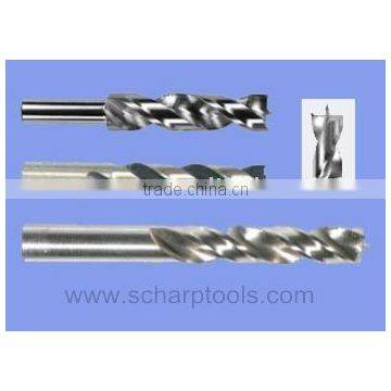 Brad Point Drill Bit, Lip & spur bit HSS